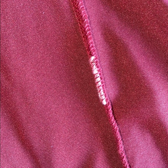 Fashion Nova Love Sex Magic Burgundy/Maroon Velvet Long Sleeve Dress - Wine - Picture 6 of 7